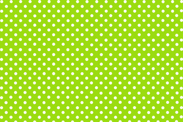 polka dots background, dots background, background with dots, polka dots seamless pattern, polka dots pattern, seamless pattern with dots, green background with dots © annakolesnicova