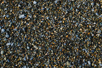 pebbles on beach 