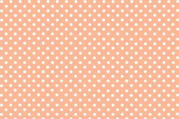 seamless pattern with dots, seamless pattern, background with dots,peach background with dots © annakolesnicova