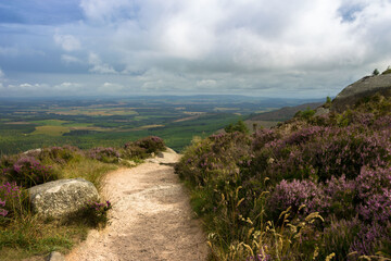 Fototapeta na wymiar Mountain landscape in Aberdeenshire, Scotland, UK