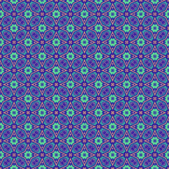 Fototapeta premium Color pattern texture. Colorful ornamental graphic design. Mosaic ornaments. Pattern template. Vector illustration.