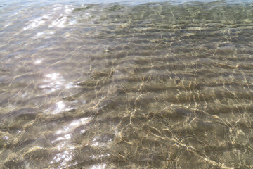 waves on the beach