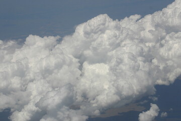 Cloud Formation s from a Commercial Airliner Looking Down from the Top
