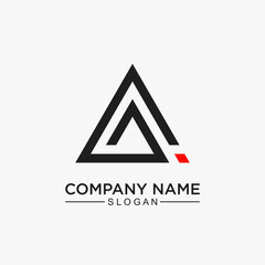 Letter A Logo. Abstract Vector Design, company, beauty, etc.