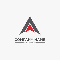 Letter A Logo. Abstract Vector Design, company, beauty, etc.