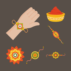 Raksha bandhan symbol collection