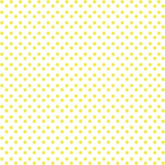 White and yellow Polka Dot seamless pattern. Vector background.