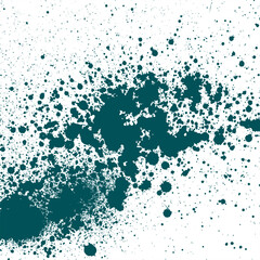 Arri&egrave;re-plan tache peinture grunge bleu canard art abstrait