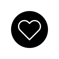 Heart icon with rounded style