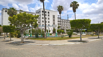 Obraz premium HOTEL, JARDIM