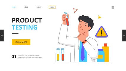 Defective product testing concept