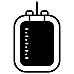 Blood bag icon