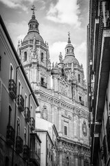 Fototapeta premium Baroque facade of La Clerecia Church in Salamanca