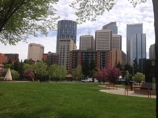 Fototapeta premium central park city banff