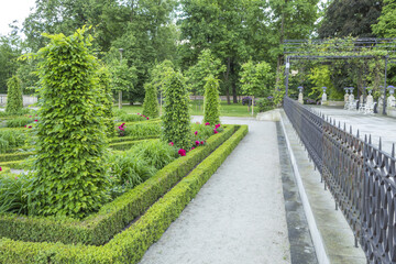 Fototapeta na wymiar Photo of landscape design in a city park