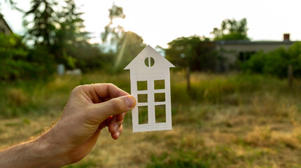 Building a house for new homeowners far away from the city.