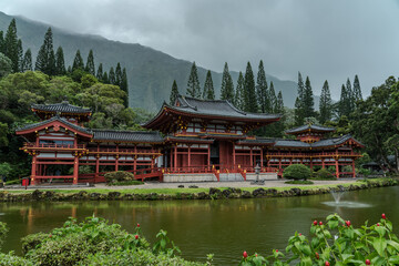 The Byodo-In Temple is a non-denominational Buddhist temple located on the island of Oʻahu in...