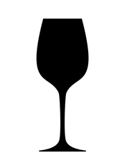 wine glass silhouette