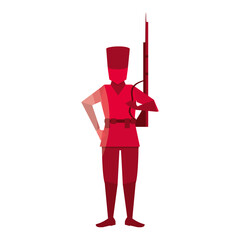 vintage red soldier
