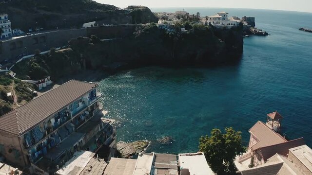 La Vigie beach Algeria Craziest City (aerial view)