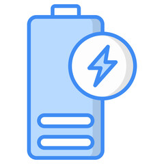 Charging battery notification icon