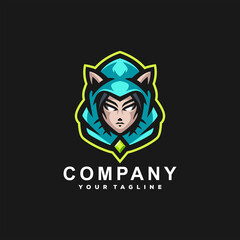 sport elf mascot logo design
