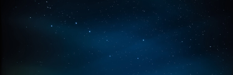 Fototapeta na wymiar Ursa Major constellation in the night sky. Astrophotography - observation of the stars.