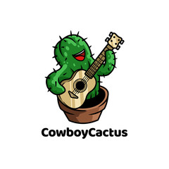 Cactus Music playing guitar mexican funny cute fun
