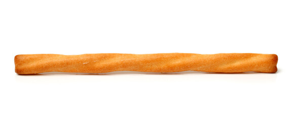 bread sticks on white background