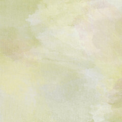 Watercolor green background. Autumn painted texture. Hand drawn watercolor. Artistic background with copy space for design. Web banner. Abstract summer, autumnal, fall, Thanksgiving background