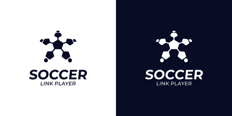 Soccer Link Player Logo Football