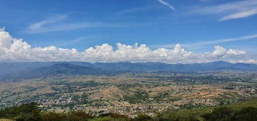 panorama of the mountains