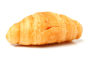 Fresh croissants isolated on white background 