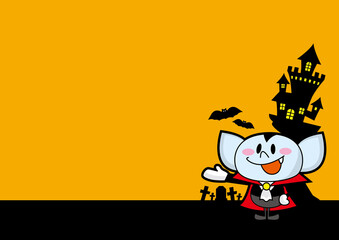 ハロウィン/ドラキュラ背景