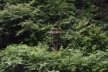 日本　群馬のパワースポット　榛名神社　夏の風景