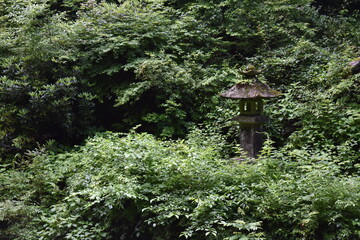 日本　群馬のパワースポット　榛名神社　夏の風景