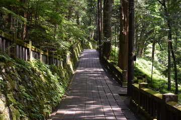 Obraz premium 日本 群馬のパワースポット 榛名神社 夏の風景