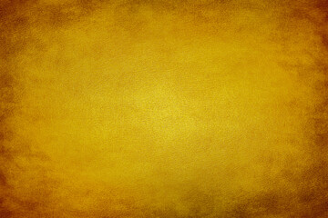 Old  yellow leather grunge texture abstract use for background design.