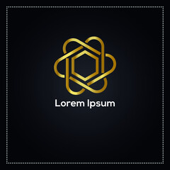 Geometric shape Logo Template for business