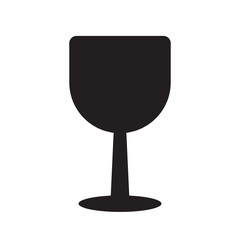 wine glass icon vector graphic design