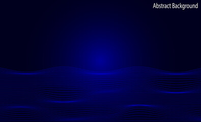 Abstract wave dark background