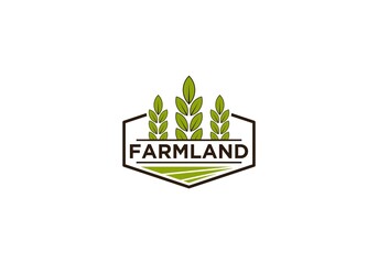 agriculture logo in white background