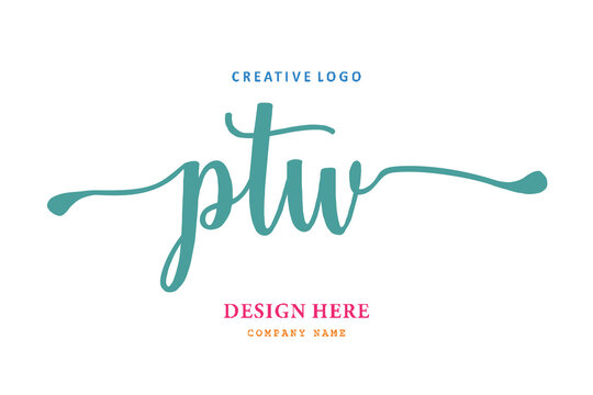 PTW lettering logo is simple, easy to understand and authoritative