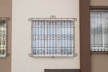 Forged Lattice On Window House.
