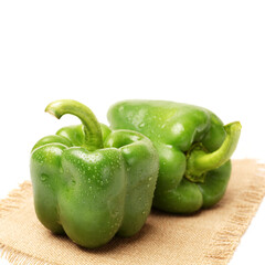 green pepper on a plate