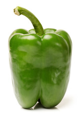 green pepper isolated on white