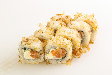 Japanese tradtional roll with salmon