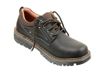 pair of leather shoes