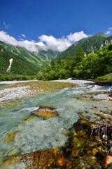 信州上高地　夏景色