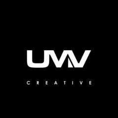 UMV Letter Initial Logo Design Template Vector Illustration